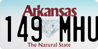 AR license plate 149MHU