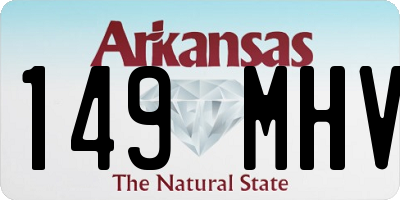 AR license plate 149MHV
