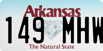 AR license plate 149MHW