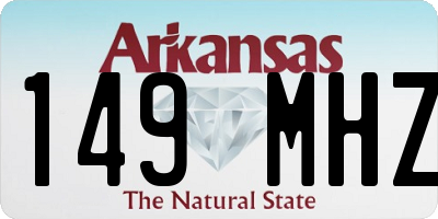 AR license plate 149MHZ