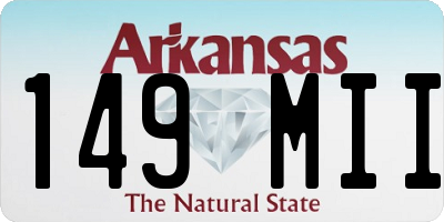 AR license plate 149MII