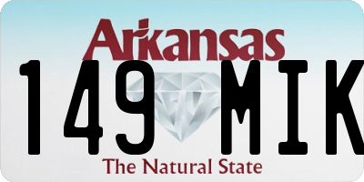 AR license plate 149MIK