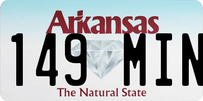 AR license plate 149MIN