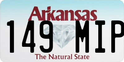 AR license plate 149MIP