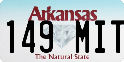 AR license plate 149MIT