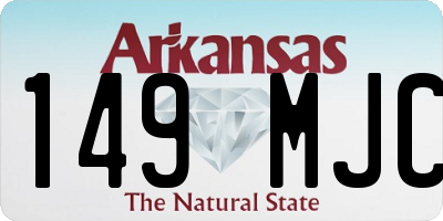AR license plate 149MJC