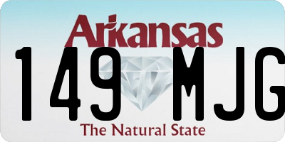 AR license plate 149MJG