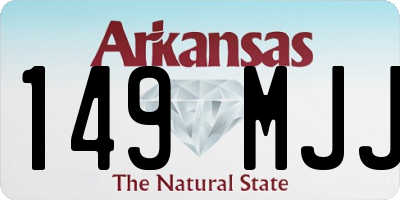 AR license plate 149MJJ