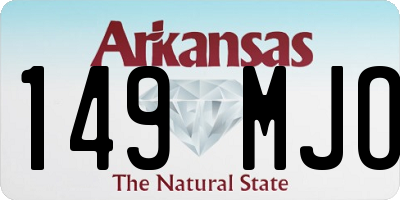 AR license plate 149MJO
