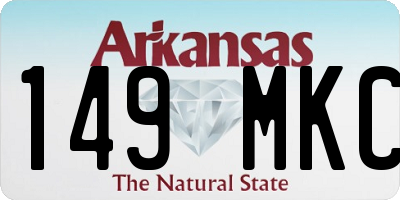 AR license plate 149MKC