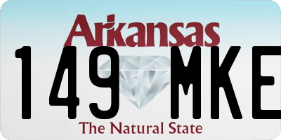 AR license plate 149MKE