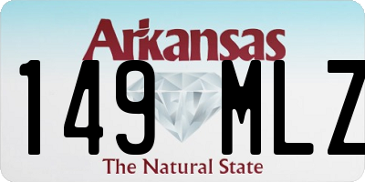 AR license plate 149MLZ