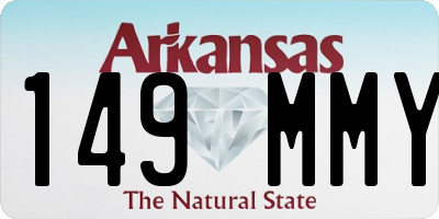 AR license plate 149MMY