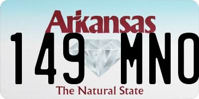 AR license plate 149MNO