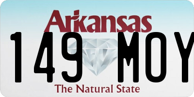 AR license plate 149MOY