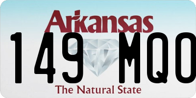 AR license plate 149MQO