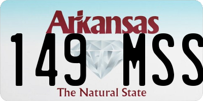 AR license plate 149MSS