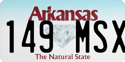 AR license plate 149MSX
