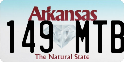 AR license plate 149MTB