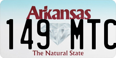 AR license plate 149MTC