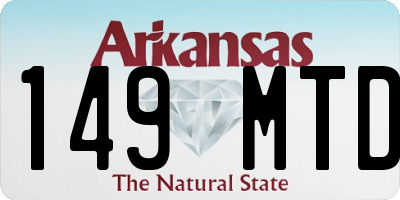 AR license plate 149MTD