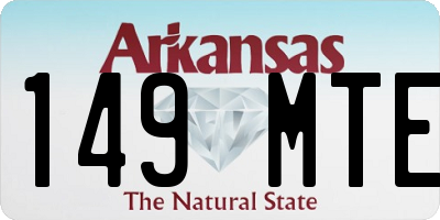 AR license plate 149MTE