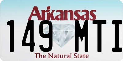 AR license plate 149MTI
