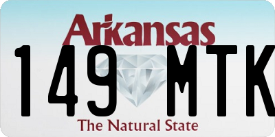 AR license plate 149MTK