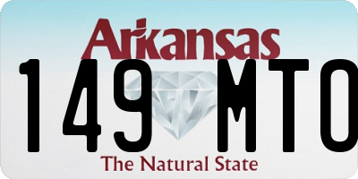 AR license plate 149MTO