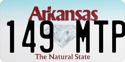 AR license plate 149MTP