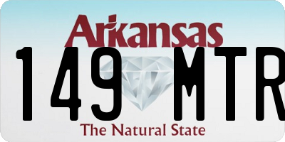 AR license plate 149MTR