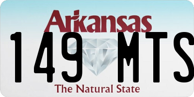 AR license plate 149MTS
