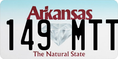 AR license plate 149MTT