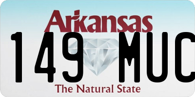 AR license plate 149MUC