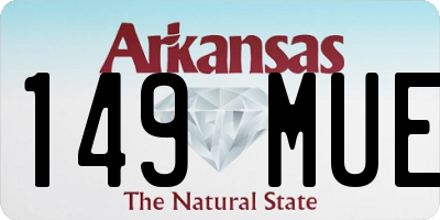 AR license plate 149MUE