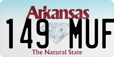 AR license plate 149MUF