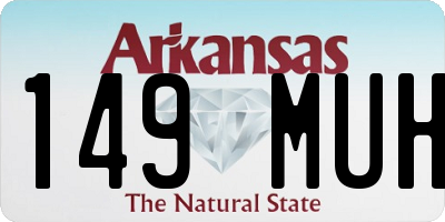 AR license plate 149MUH
