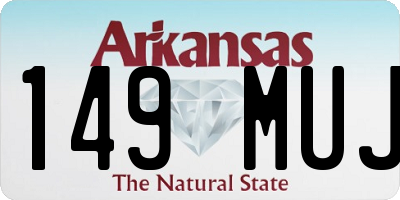 AR license plate 149MUJ