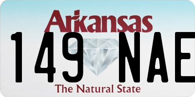 AR license plate 149NAE