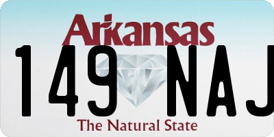 AR license plate 149NAJ