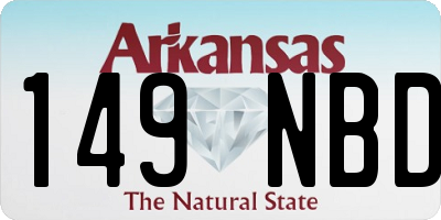 AR license plate 149NBD