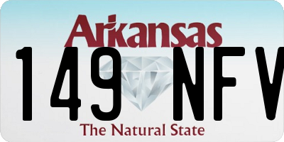 AR license plate 149NFV
