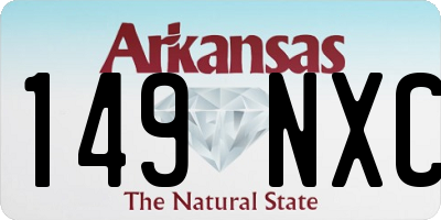 AR license plate 149NXC