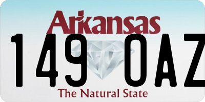 AR license plate 149OAZ