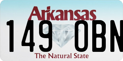 AR license plate 149OBN