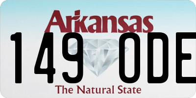 AR license plate 149ODE