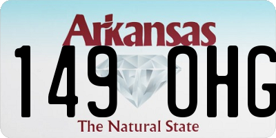 AR license plate 149OHG