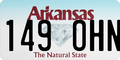 AR license plate 149OHN