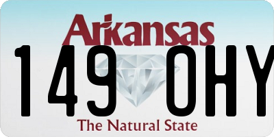 AR license plate 149OHY