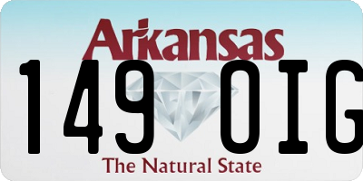 AR license plate 149OIG